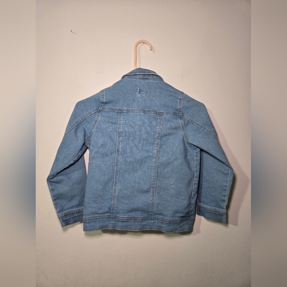 Disney Minnie Mouse Denim Jean Jacket Collection by Tutu Couture Girls Size 10 - Picture 2 of 5